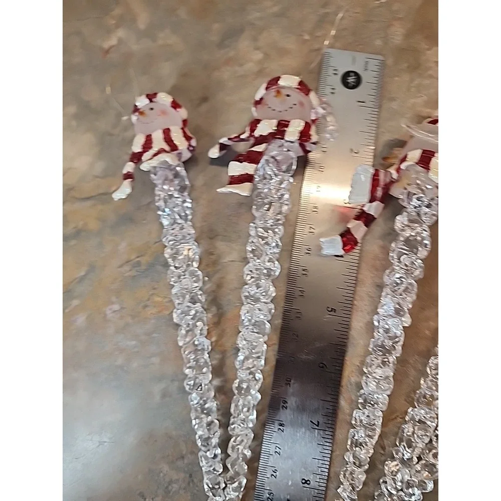 Snowman Icicle Ornament 9